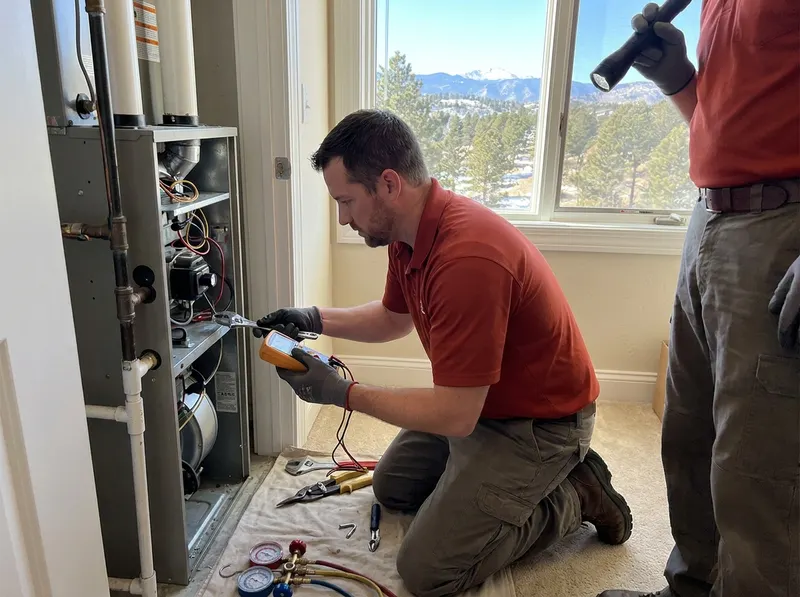 High-Altitude Furnace Repair in castle pines, CO
