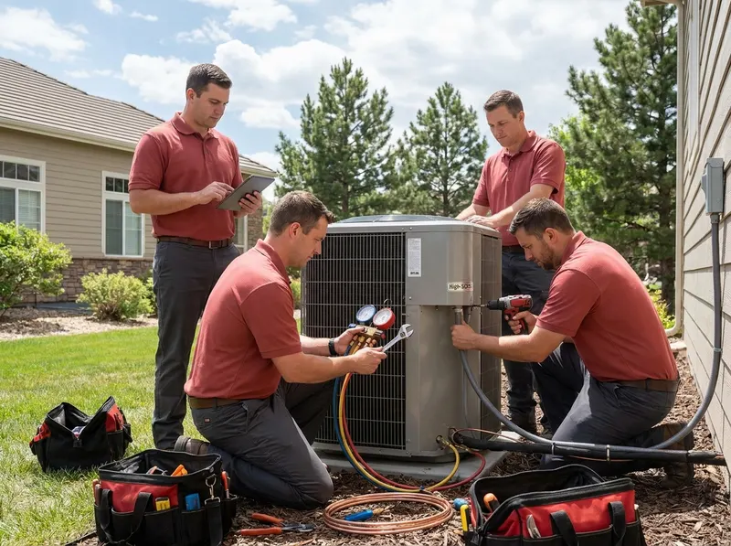 High-SEER2 Air Conditioning Installation in castle pines, CO